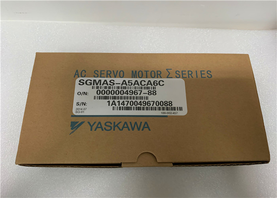 Yaskawa SGMAS-A5ACA6C AC Servo Motor 50W 200V 0.66AMPS 3000RPM 0.159N.m