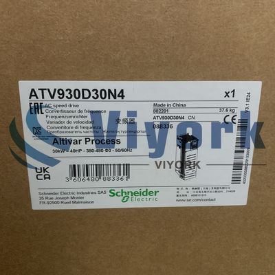Schneider ATV930D30N4 VARIABLE SPEED DRIVE ALTIVAR 400/480V 30KW 40HP 61.5A NEW