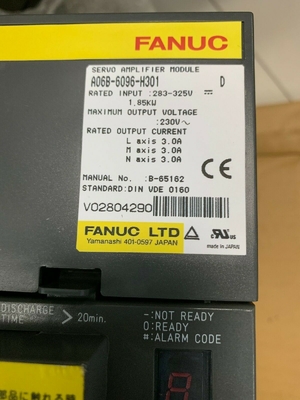 FANUC A06B-6096-H301 Servo Amplifier Module SVM3-12/12/12 FSSB Interface Alpha CNC