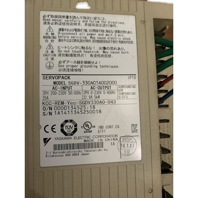 Yaskawa SGDV-330A01A AC Servo Amplifier 200 - 230V 25A 5KW NEW