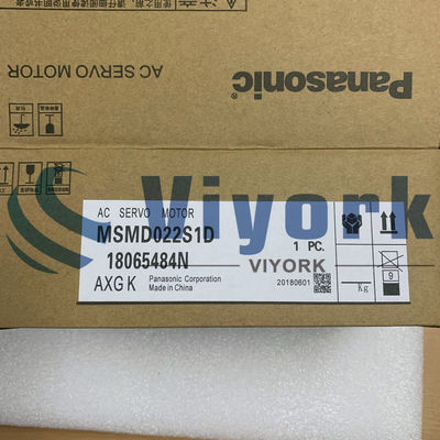 Panasonic MSMD022S1D AC SERVO MOTOR MINAS A4 SERIES LOW INERTIA 200W 200V NEW