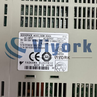 Yaskawa SGDM-30ADA SERVO DRIVE 200-230VAC 3 PHASE 60/60HZ 18.6/24.8AMP 30W NEW